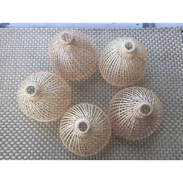 10 Sets of small bamboo basket  handmade