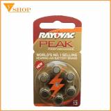 10 vỉ Pin máy trợ thính Rayovac PR48, Pin AG5, pin A13 ( vỉ 6 viên )