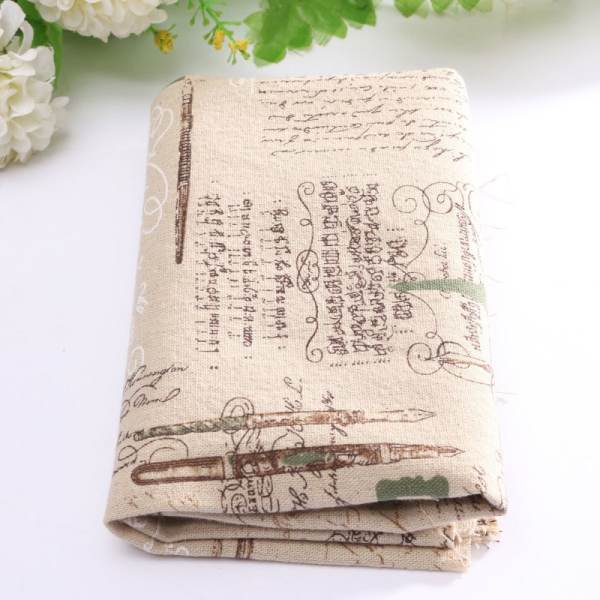 10 Vintage Europe Styles Natural Cotton Linen Fabric Cloth Sewing Craft D (Intl)