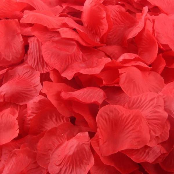1000 cái ĐỎ Hồng Lụa Nhân Tạo Cánh Hoa Dự Tiệc Cưới Hoa Ủng Hộ Trang Trí-quốc tế
