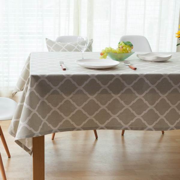 100*140cm Tablecloth Cotton Linen Rural Square Tablecloths Rectangular Dinner Table Cover Table Cloth Coffee Table Tea Table Home Textile - intl