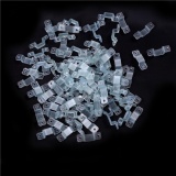100pcs 10mm LED Fixing Silicon Mounting Clips LED Strip Light Connector Clips - intl