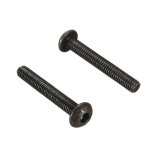 100pcs Metric M3 Black 10.9 Alloy Steel Button Head Hex Socket Cap Screw Bolt (20mm) - intl