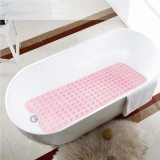 100x40cm Rubber Sucker Toilet Bathtub Bath Shower Mat - Pink - intl