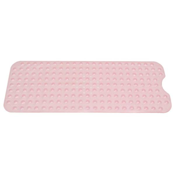 100x40cm Rubber Sucker Toilet Bathtub Bath Shower Mat - Pink - intl