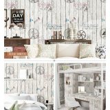10m Decal GiấY Dán TườNg Giả Ván Phong Cách - Khổ RộNg 45cm R.Chất liệu cao cấp Độ bền cao An toàn khi sử dụng