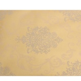 10M Non Woven Luxury Gold Damask Textured Embossed Flocking Wallpaper Roll New - intl