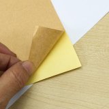 10pcs Kraft Sticker Paper Heat Toner Transfer A4 Self Adhesive Brown Kraft Printing Copy Label Paper For Laser Inkjet Printer - intl