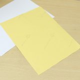 10pcs Kraft Sticker Paper Heat Toner Transfer A4 Self Adhesive Brown Kraft Printing Copy Label Paper For Laser Inkjet Printer - intl