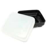 10pcs Meal Prep Containers Plastic Food Storage Reusable Microwavable Lunch Box - intl