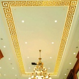 10 cái/lốc Thời Trang Acrylic dán tường Vàng/Bạc màu Gương Dán Ar-hội trường Phòng Ngủ nhà decal Lucury phong cách bán-quốc tế