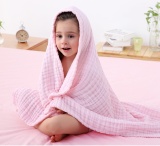 110 x110cm baby blanket Muslin Cotton 6 layer super soft Newborn Baby Swaddling Sleeping blankets bedding Spring and summer Bath Towel - intl