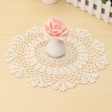 11.8 ''Bông Vintage Placemat Tay Móc Ren Doilies Hoa Bàn Đế Lót Ly-quốc tế