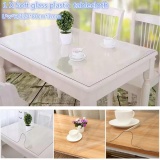 120X80cm PVC Clear Tablecloth Waterproof Table Protector Kitchen Dining Room - intl