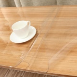 120X80cm PVC Clear Tablecloth Waterproof Table Protector Kitchen Dining Room - intl