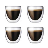12pcs X 80ML Double Wall Coffee Glass Mug Cups Insulate Office Tea Mug - intl
