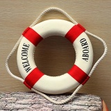 14-50 cm Xốp Trang Trí Nhà Hải Lý Trang Trí Tay Lifebuoy Vòng Tường Treo Tủ Trưng Bày-quốc tế