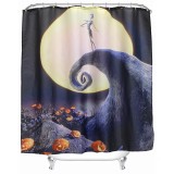 150*180 cm Halloween Cơn Ác Mộng Bí Ngô Vải treo Nhà Tắm Chống Thấm Nước 60x72 Inch-quốc tế