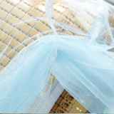 1.5m Size M Bed Student Dormitory Mosquito Nets Party Bed Rectangular Curtains Fly Screen Netting (Blue) - intl