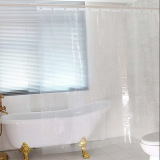 180x180 cm Phòng Tắm Tắm Trong Suốt CHẤT VẢI NILON PEVA không Màn với 12 cái Móc Nhựa