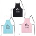 1Pc Cartoon Pattern Unisex Aprons Dress With Pocket Kitchen Restaurant Cooking Craft Tool - intl