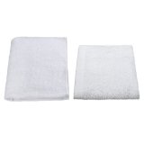1Pc Soft Bath Towel White Cotton 30x65cm Big Hotel Towel Washcloths Wedding Hand Towels - intl