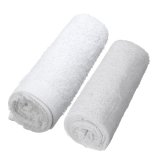 1Pc Soft Bath Towel White Cotton 30x65cm Big Hotel Towel Washcloths Wedding Hand Towels - intl