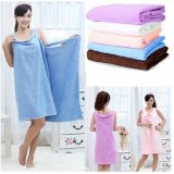 1pcs Unisex Microfiber Towels Soft Bath Towel Bathrobe Bath Dress Beach Towel - intl