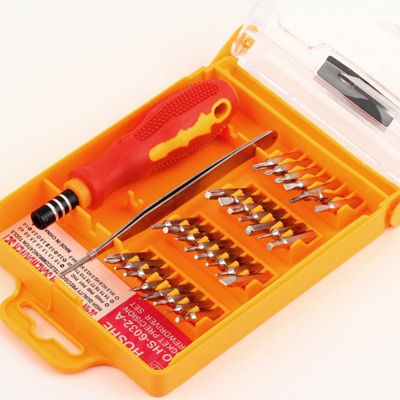 1set 32 In 1 Precision Screw Tool Kit Torx Driver Set Magnetic Screwdriver Disassemble Tool Combination Shedding Tool Set - intl