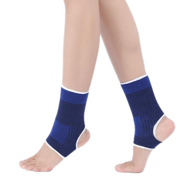2 PCS Elastic Sports Ankle Support Guards, Size: 19 X 8cm (Royal Blue) - intl