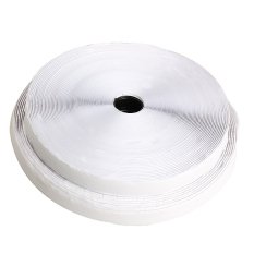 2 cuộn Tự Dính Móc Ma Thuật Thô Vòng Băng Nhanh 25 m Trắng-quốc tế