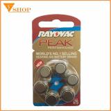2 vỉ Pin máy trợ thính Rayovac PR44, Pin 675 / Pin AG13 ( vỉ 6 viên )