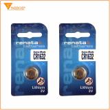 2 viên pin CR1632 Renata 3v, Pin Remote CR1632