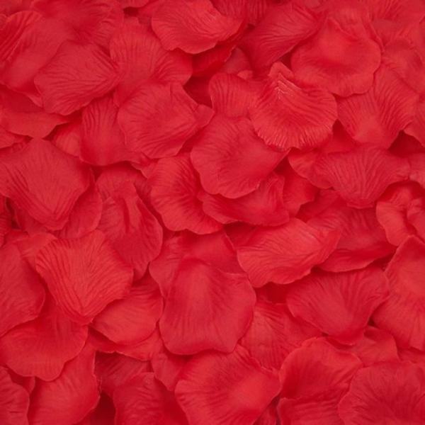 2000 cái Đỏ Hồng Lụa Nhân Tạo Cánh Hoa Dự Tiệc Cưới Hoa Ủng Hộ Trang Trí-quốc tế