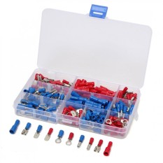 200 cái Các Loại Cách Nhiệt Điện Dây Thiết Bị Đầu Cuối Lọn Uốn Cổng Kết Nối Spade-intl