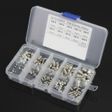 200 cái M3 M4 M5 M6 M8 Thép không gỉ Lục Giác Ổ Cắm Bộ Ốc Vít Assortment + tặng-quốc tế
