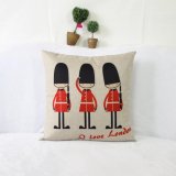 2017 5pcs British Style Casual Cotton Linen Home Decor Sofa Pillow Cushion Cover - intl