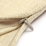 2018 New Fashion Design Color Feather Linen Home Pillowcase 45X45cm Khakik - intl