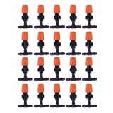 【Crystalawaking】20pcs DIY Micro Drip Irrigation Plant Self Watering Garden Hose Sprinklers - intl
