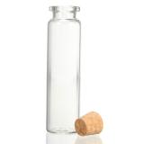 22*80mm Lots 10Pcs 20ml 22*80mm Empty Tiny Small Clear Cork Message Glass Bottles Vials - intl