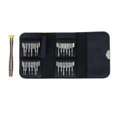 25 in 1 Screwdriver Set Opening Repair Tools Kit for iPhone PC Camera Watch - intl