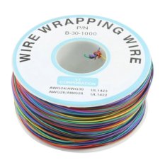 250 m 8 Dây Màu Cách Nhiệt P/N B-30-1000 30AWG Quấn Dây Cáp Bọc Máy-quốc tế