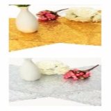 25x270 cm Bạc Sequin Lấp Lánh Bling Bàn Runner cho Tiệc Cưới-quốc tế