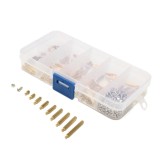 270 cái Nam Nữ Bằng Đồng Thau Pcb Vít Đai Ốc Assortment Ren M2mm-quốc tế