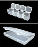 28 Slots Adjustable Storage Box Plastic Case Home Organizer Jewelry Beads Boxes - intl