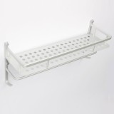 2PCS 40cm Single Layer Alumimum Towel Bar Rack Holder Hanger Bathroom Storage Shelf Wall Mounted - intl