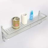 2PCS 50cm Single Layer Alumimum Towel Bar Rack Holder Hanger Bathroom Storage Shelf Wall Mounted - intl