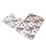 2PCS Rug Memory Foam Bathroom Rug Mat Floor Carpet Set