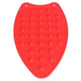 2 cái Silicone Chịu Nhiệt chống trơn trượt Sắt Còn Lại Cho Bàn Ủi Bề Mặt An Toàn-Đỏ-quốc tế