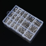 300PC ASSORTED M4 M5 M6 STAINLESS STEEL SOCKET CAP HEAD BOLTS SCREWS IN BOX - intl